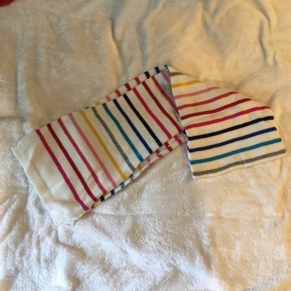 GAP multicolor rainbow scarf
